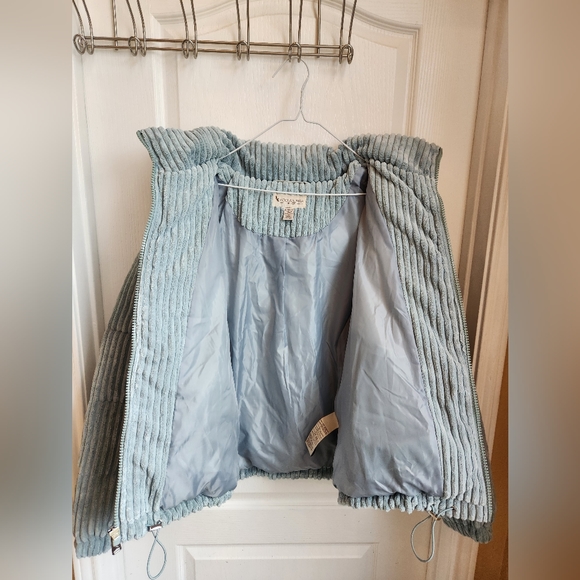 Koolaburra by UGG Corduroy Puffer Jacket in Mint - Women's Size XL - Picture 10 of 14